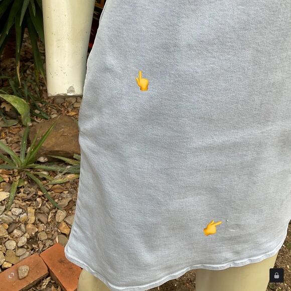 Vintage 90s y2K Boxy Denim Chambray Shirt Dress Size Small - Picture 10 of 10